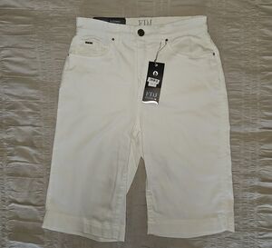 FDJ White Bermuda Shorts